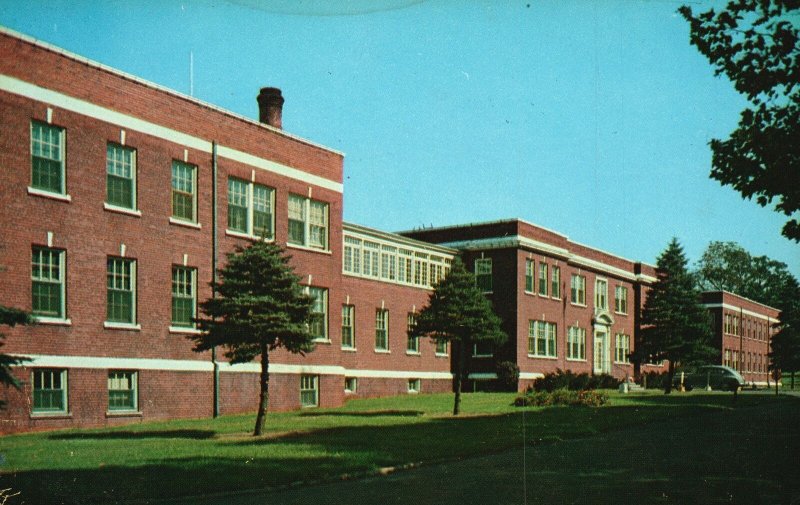 Vintage Postcard Hillside Hospital Medical Building By The City Bridgeport CT