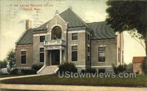 Larned Memorial Library - Oxford, Massachusetts MA  