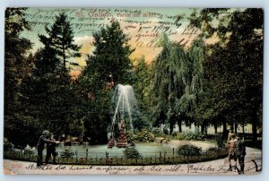 St. Gallen Switzerland Postcard St. Gallen Part on the Bruhl 1905 Posted