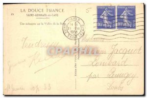 Old Postcard Saint Germain en Laye a echappee the Vallee de la Seine
