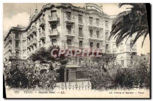 Old Postcard Tunis Majestic Hotel