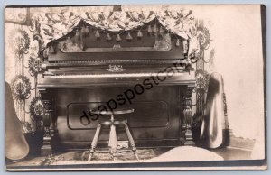 K50/ Interesting RPPC Postcard c1910 Americana Regent Piano Philadelphia 10