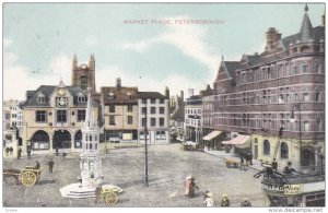 Market Place , PETERBOROUGH , Northamptonshire , England , PU-1908