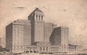 Vintage Postcard 1930 New Haddon Hall Building Atlantic City New Jersey N.J.