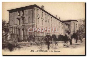 Old Postcard Aix en Provence Museum