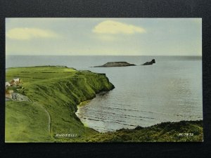 Wales The Gower RHOSSILI c1950s Postcard by Valentine