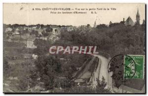 Crepy en Valois Old Postcard View of the northern part of the town taken from...