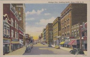 South Dakota Sioux Falls Phillips Avenue Looking South Curteich