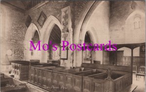 Buckinghamshire Postcard - Stoke Poges Church, The Penn Pew   RS38423