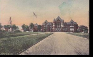 New York Utica Masonic Home Handcolored Albertype