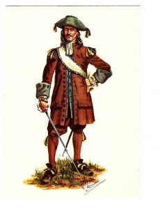 Officer Regiment Carignan Salieres, 1665, Army Uniform Canada