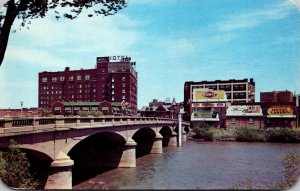 Kansas Wichita Douglas Avenue Bridge 1953