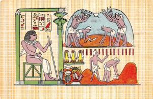B91833 egypt painting postcard types folklore    africa