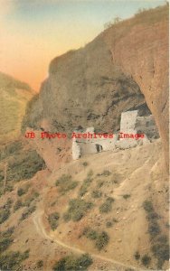 AZ, Roosevelt, Arizona, Cliff Dwellings, Apache Lodge, Albertype