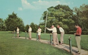 FRENCH LICK , Indiana, 1950-60s ; Men shooting Guns