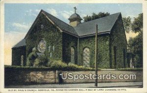 Old St Paul's Church - Norfolk, Virginia