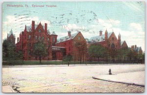 Vintage Philadelphia Episcopal Hospital Postcard 1908 Printed in Germany