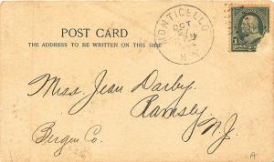 1902 Monticello NY Indian Chief Thunder Cloud RARE RPPC Postcard