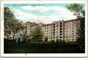 VINTAGE POSTCARD BON AIR VANDERBILT HOTEL LOCATED AUGUSTA GEORGIA POSTED 1932