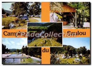 Postcard Modern Camping Saulou On Argentat Entree Du Camping Bar