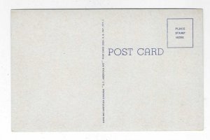 1940's Fostoria City Hospital, Fostoria, Ohio Linen Postcard