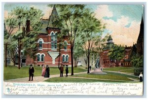 1906 Merrick Park House Mansion Springfield Massachusetts MA Tuck's Postcard