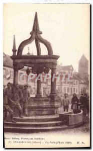 Old Postcard Strasbourg Alsace A Wells Photo 1918 Army