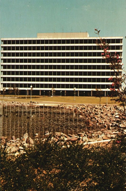 Vintage Postcard Project Management Building Exterior View Houston Texas