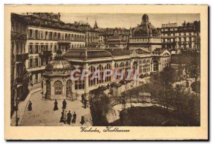 Old Postcard Wiesbaden Kochbrunnen