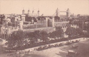 England London The Tower and Tower Bridge