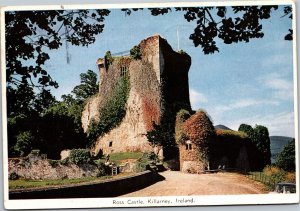 Postcard Ireland Killarney Ross Castle