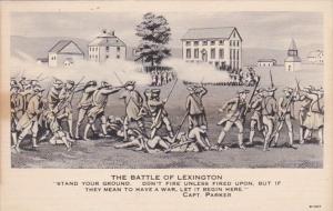 Massachusetts The Battle Of Lexington