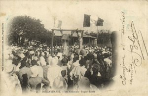 PC MADAGASCAR, DIEGO SUAREZ, FÉTE NATIONALE, BAQUET, Vintage Postcard (b37993)