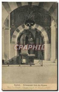 Old Postcard Aachen Kronungsstuhl Karls des Grossen
