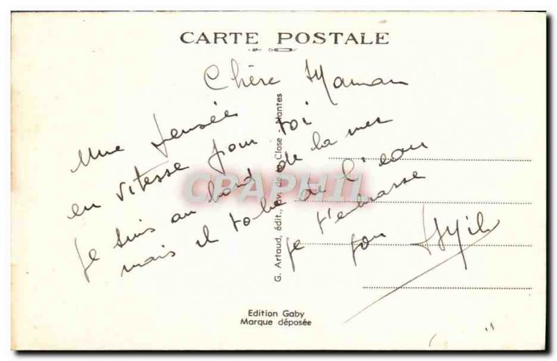 Old Postcard Coutainville Manor