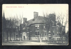 KEOKUK IOWA KEIOUK HIGH SCHOOL BUILDING VINTAGE POSTCARD