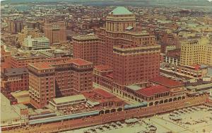 Atlantic City New Jersey~Chalfonte-Haddon Hall Bird's Eye View~1950s Postcard