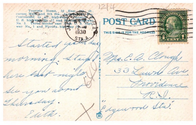 Florida  Jacksonville  Tourist Home