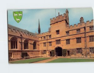 Postcard Jesus College, Oxford, England