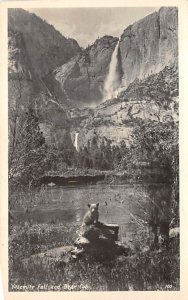 Yosemite Fall and Bear Club Real Photo Yosemite National Park CA