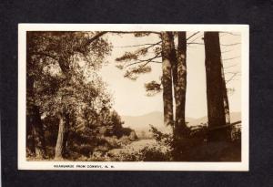 NH Kearsarge Mtn Mountain from Conway New Hampshire Real Photo RPPC Postcard