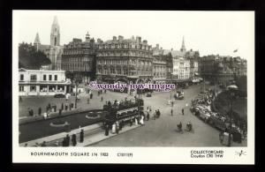 pp2383 - Bournemouth - Bournemouth Square in the 1920s - Pamlin postcard 