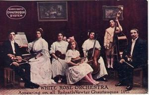 IA  -- WHITE ROSE ORCHESTRA, Redpath-Vawter Chautauqua, 1...