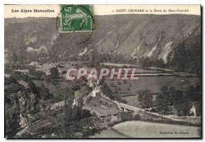 Old Postcard The Alps Mancelles Saint Leonard and the Butte Upper Fork