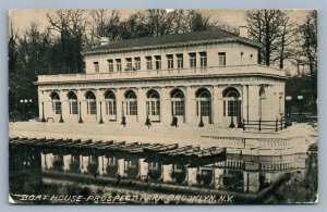 BROOKLYN NY PROSPECT PARK BOAT HOUSE ANTIQUE POSTCARD 