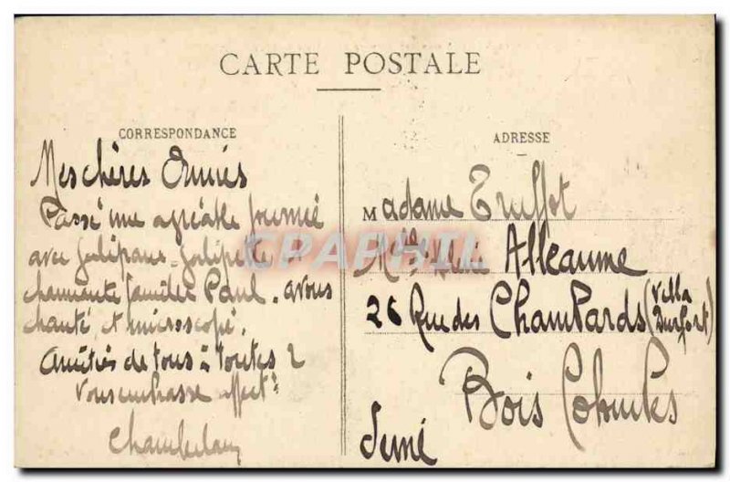 Old Postcard Beaumont in Auge Road Hedge Tondue Carriages