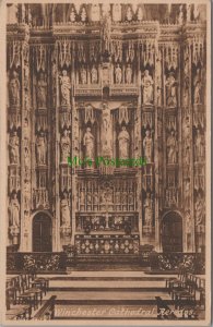 Hampshire Postcard - Winchester Cathedral, Reredos  RS34215
