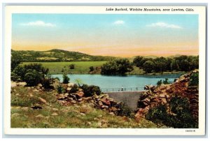c1920 Bridge Lake Burford Wichita Mountains Lawton Oklahoma OK Unposted Postcard