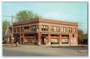 c1950's Stowell's Pharmacy Alden New York NY Vintage Unposted Postcard 