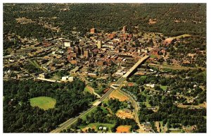 Aerial View Greenville Textile Center of the South South Carolina Postcard